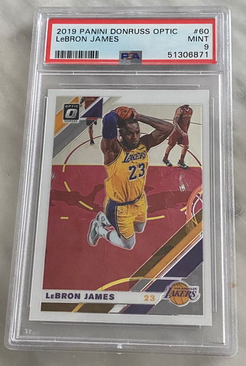 2019 Donruss Optic Lebron James PSA 9