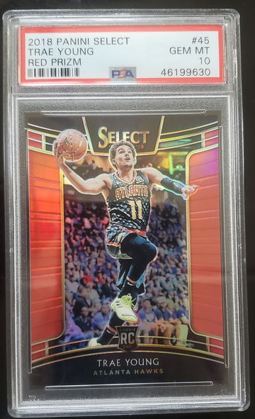 2018 Select Trae Young Red 168/199 Psa 10