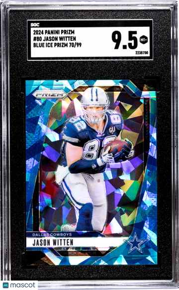 2024 Panini Prizm Jason Witten #80 Blue Ice SGC 9.5