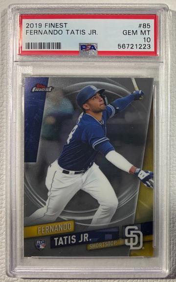 2019 Topps Finest Fernando Tatis Jr. PSA 10