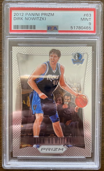 2012 panini prizm dirk nowitzki #63 PSA 9 Mint