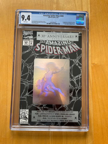 Amazing Spider-Man #365 CGC 9.4 White Pages.  1st Spider-Man 2099