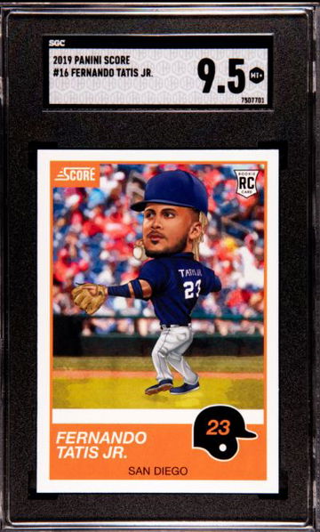 2019 Score Fernando Tatis Jr. #16 Rookie SGC 9.5