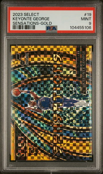 2023 Panini Select Sensations Gold Keyonte George #19 /10 PSA 9