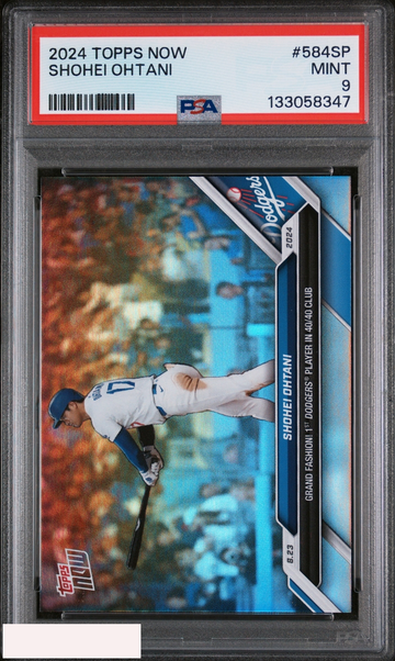 2024 TOPPS NOW SHOHEI OHTANI #584SP LOS ANGELES DODGERS PSA 9 MINT