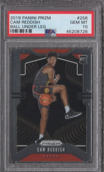 2019-20 Prizm Cam Reddish Ball Under Leg PSA 10