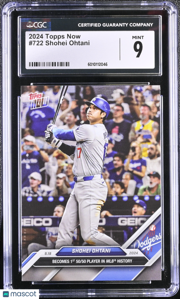 2024 Topps Now Shohei Ohtani #722 CGC 9