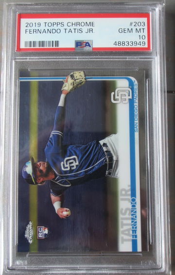 Fernando Tatis Jr. RC 2019 Topps Chrome #203 PSA 10