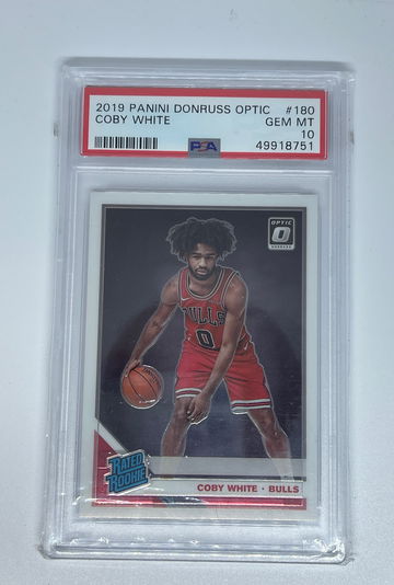 2019 Panini Donruss Coby White PSA 10
