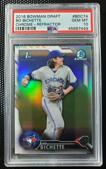 2016 Bowman Bo Bichette Refractor PSA 10