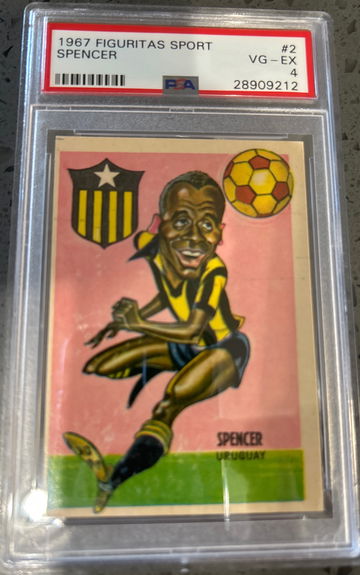 1967 Figuritas Sport Spencer PSA 4