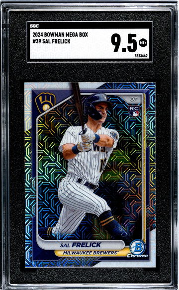 2024 Bowman Mega Box #39 Sal Frelick SGC 9.5