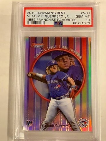 2019 Bowmans Best Vladimir Guerrero Jr Franchise Favorites PSA 10