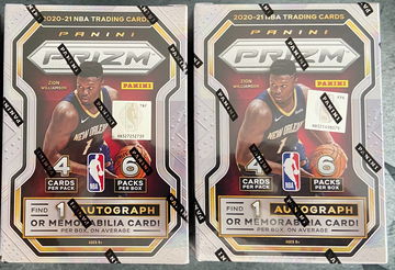 (2) 2020-21 NBA Prizm Blaster Boxes