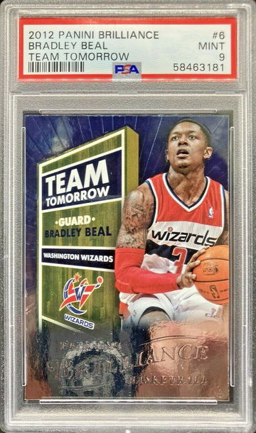 2012-13 Panini Brilliance Bradley Beal Team Tomorrow RC *PSA 9 MINT* Total Pop 4