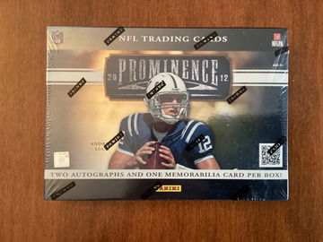 2012 Panini Prominence Football Hobby Box