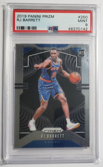 2019 Panini Prizm RJ Barrett Rookie PSA 9