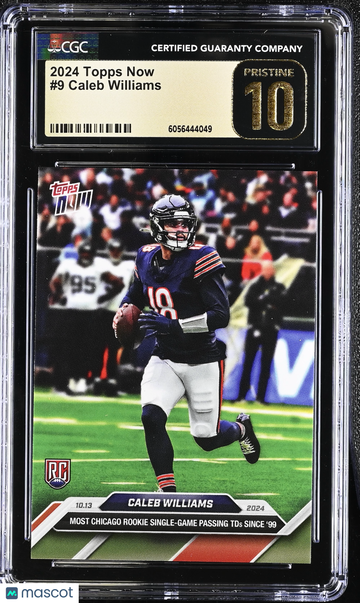 2024 Topps Now Caleb Williams #9 CGC 10