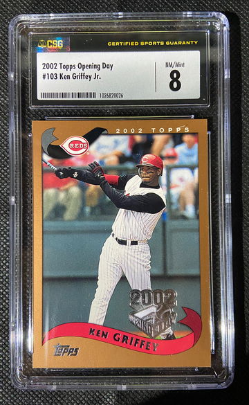 2002 Topps Ken Griffey Jr. Opening Day CSG 8