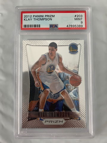 2012 Prizm Klay Thompson PSA 9