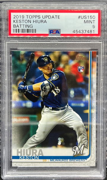 2019 Topps Update Keston Hiura PSA 9