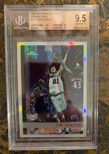 tim duncan refractor 