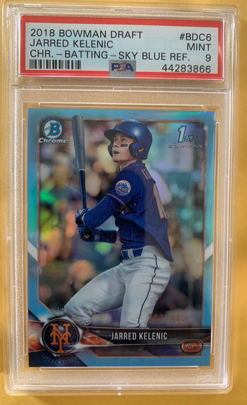 2018 bowman draft Jarred Kelenic sky blue /482