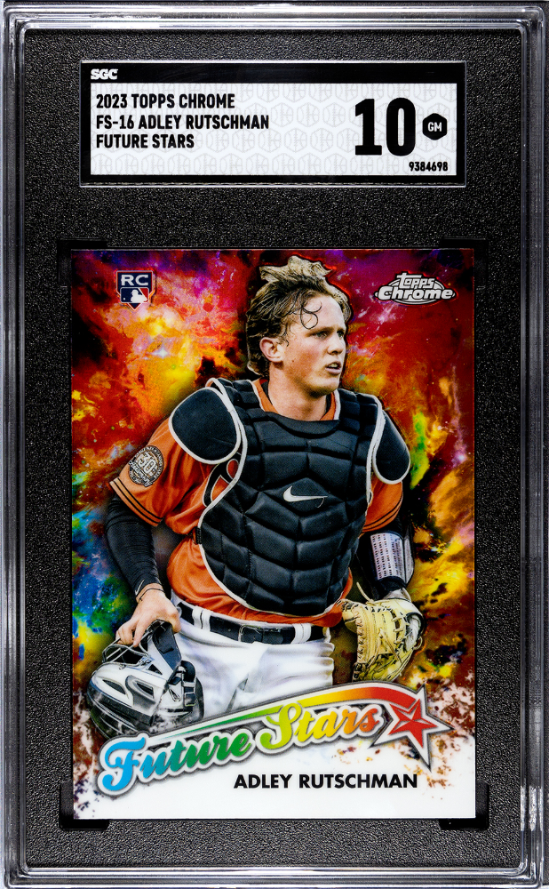 Adley Rutschman 2023 Topps Chrome #FS-16 SGC 10 Future Stars Rookie
