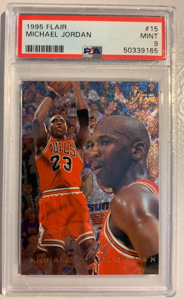 1995 Flair #15 Michael Jordan PSA 9 MINT