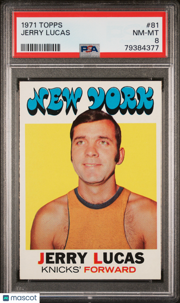 1971 Topps Jerry Lucas #81 PSA 8