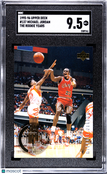 1995 Upper Deck Michael Jordan #137 The Rookie Years SGC 9.5