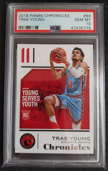 2018-19 Chronicles Trae Young #94 PSA 10