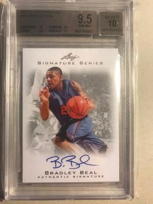 2012-13 Bradley Beal Leaf Signature auto