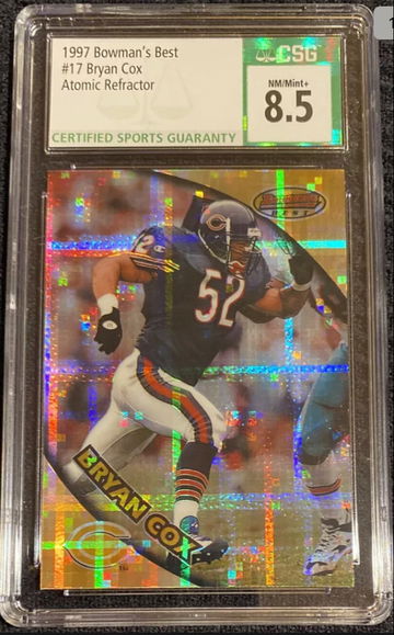  Bryan Cox Chicago  Atomic Refractor Card