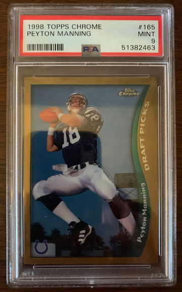 1998 Topps Chrome Peyton Manning #165 PSA 10