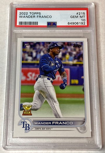 2022 Topps Wander Franco PSA 10 Rookie Card 