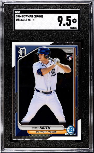 2024 Bowman Chrome #34 Colt Keith SGC 9.5