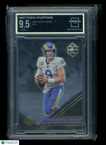 2023 Panini Limited Matthew Stafford #51 Arena Club 9.5