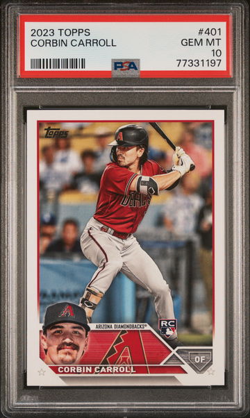 2023 Topps #401 Corbin Carroll PSA 10
