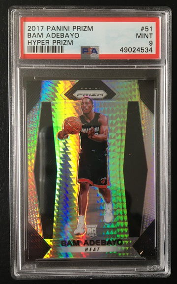 2017 Bam Adebayo Panini Prizm Hyper #51 PSA 9