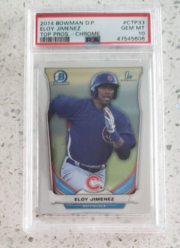 2014 Bowman Chrome Draft Pick Eloy Jimenez Rookie PSA 10 1st Bowman