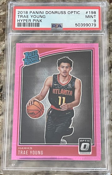 Trae Young Pink Hyper Rated Rookie 