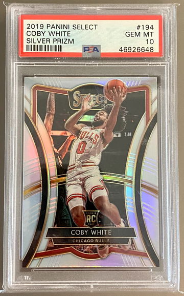 Coby White Select Silver Premier Level PSA 10