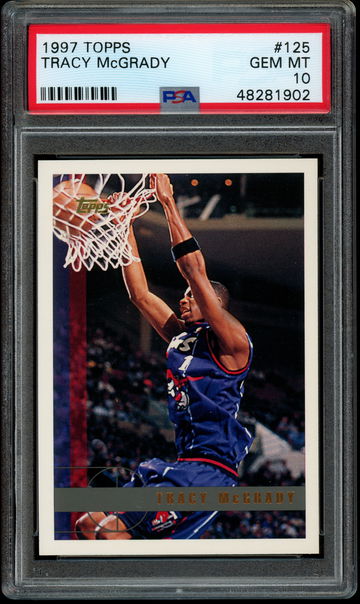 1997 Topps #125 Tracy McGrady PSA 10 Gem Mint