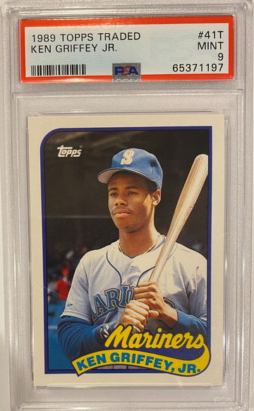 1989 Topps Traded Ken Griffey Jr. #41T - PSA 9