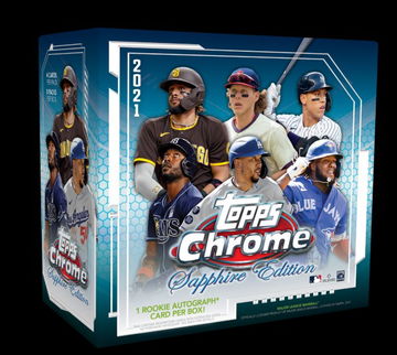 2021 Topps Chrome Baseball Sapphire Edition