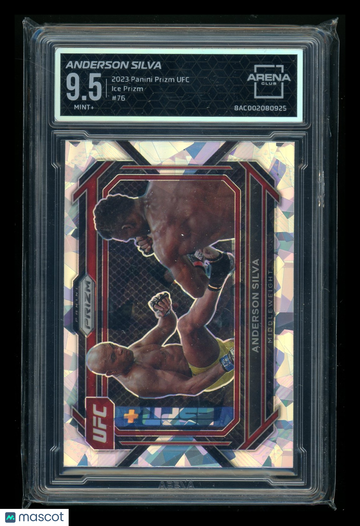 2023 Panini Prizm UFC Ice Prizm Anderson Silva #76 Arena Club 9.5