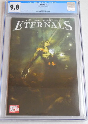 ETERNALS 1 CGC 9.8 2006 NEIL GAIMAN - "definitive" arc, rare graded copy cover a