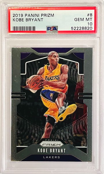 2019 Panini Prizm Kobe Bryant #8 PSA 10 GEM MINT