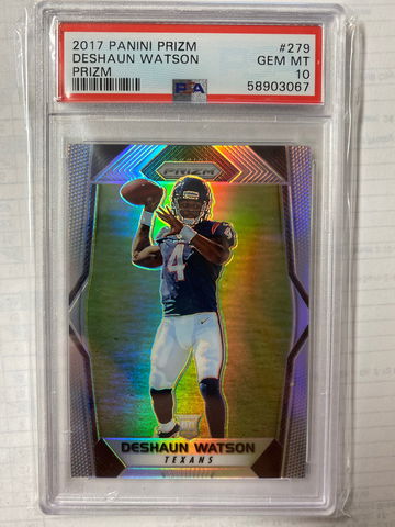 2017 Prizm Deshaun Watson PSA 10 Gem Mint